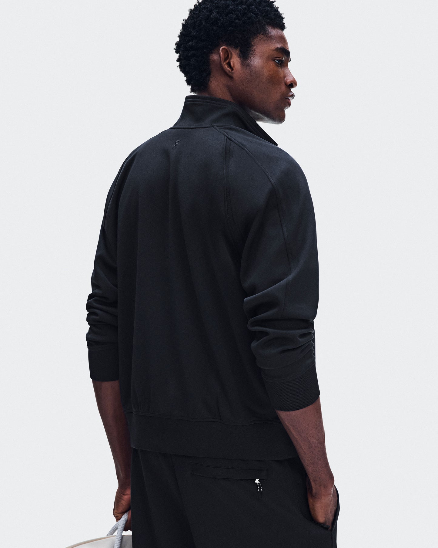 Men's Courtside Full-Zip Black - US 1378