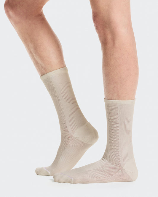 Hybrid Sock High 2P Ivory - US 1666