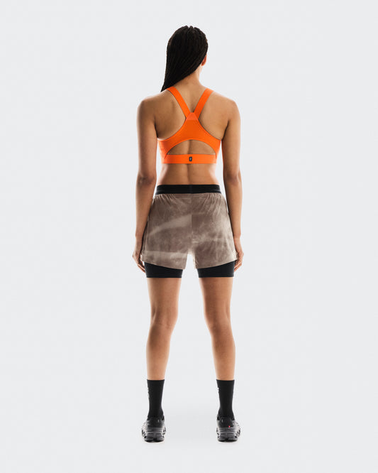 Women's 3" Performance Shorts AOP Cinder | Black - US 7667