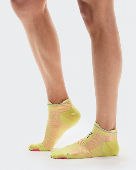 Elite Run Sock Low Limelight | Pink - US 7071