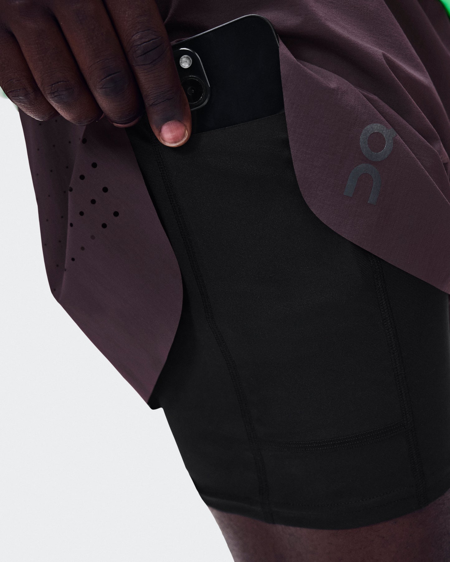 Men's Zero 2-in-1 Shorts Urchin | Black - US 2245