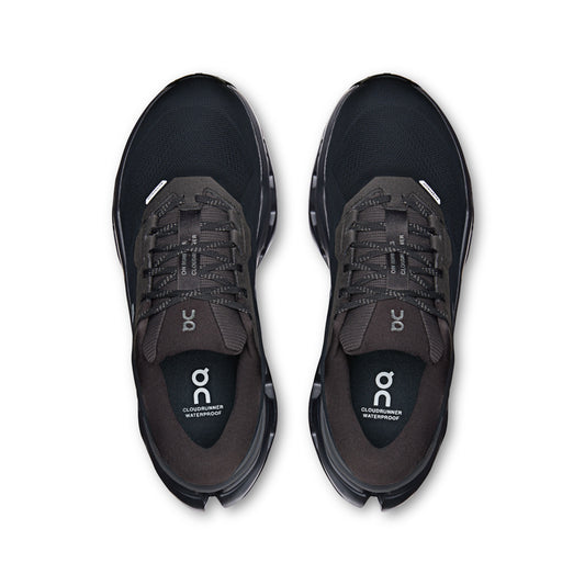Women's Cloudrunner 3 Waterproof Black | Black - US 4940