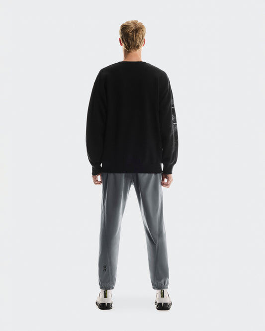 Men's Club Crew Graphic Black | Olive - US 4771