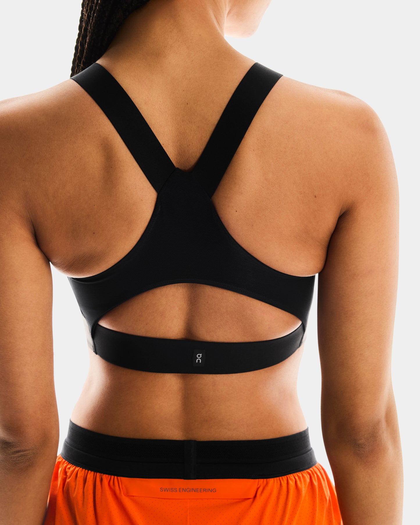 Women's Performance Bra AOP Cinder | Black - US 4742