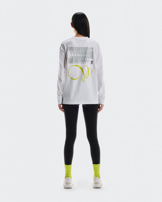 Women's Club Long-T Graphic White - US 5171