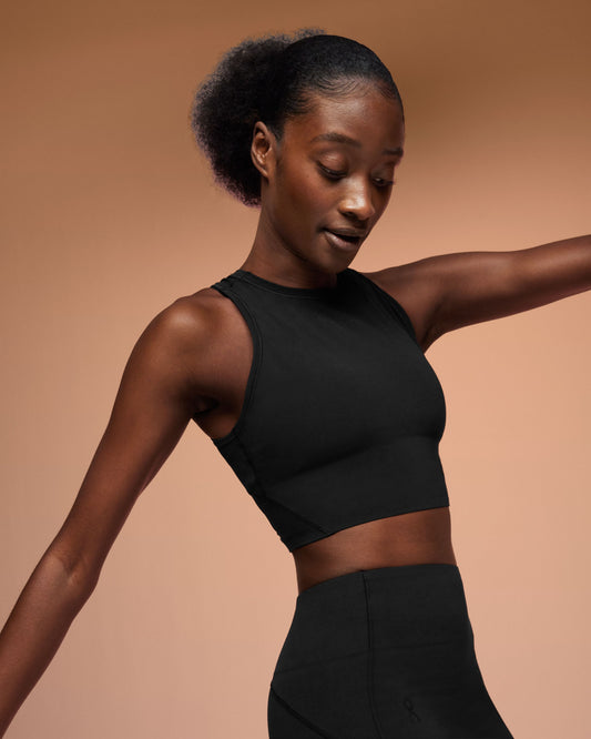 Women's Movement Crop Black - US 7756