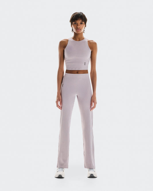 Women's All-Day Ribbed Pants Orchid | Lilac - US 6021