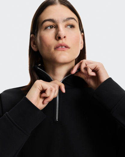 Women's Club Collective 1/4 Zip Black - US 2219