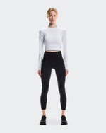 Women's Studio Long-T Crop White - US 7313