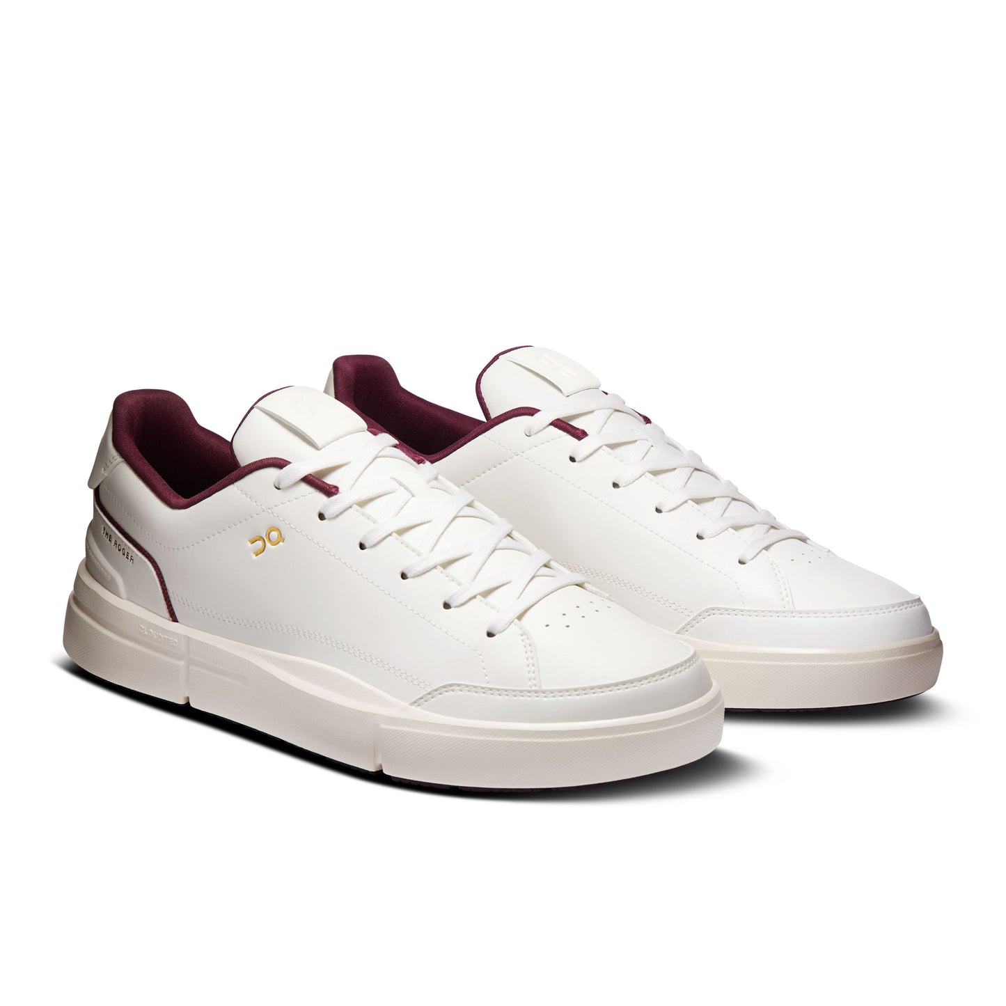 Men's THE ROGER Centre Court Ivory | Maroon - US 6698