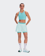 Women's 3" Performance 2/1 Shorts Flurry | Aquamarine - US 5056