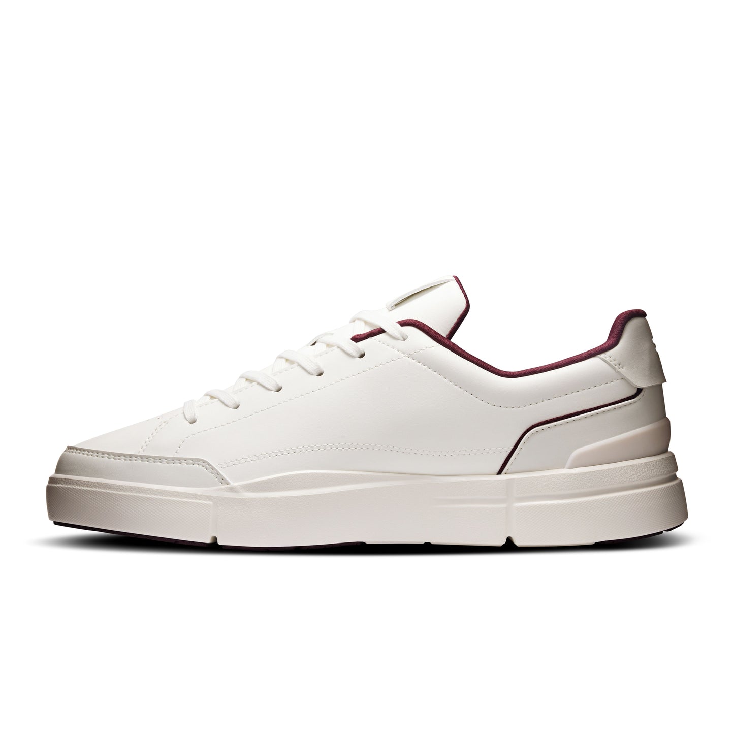Men's THE ROGER Centre Court Ivory | Maroon - US 6698
