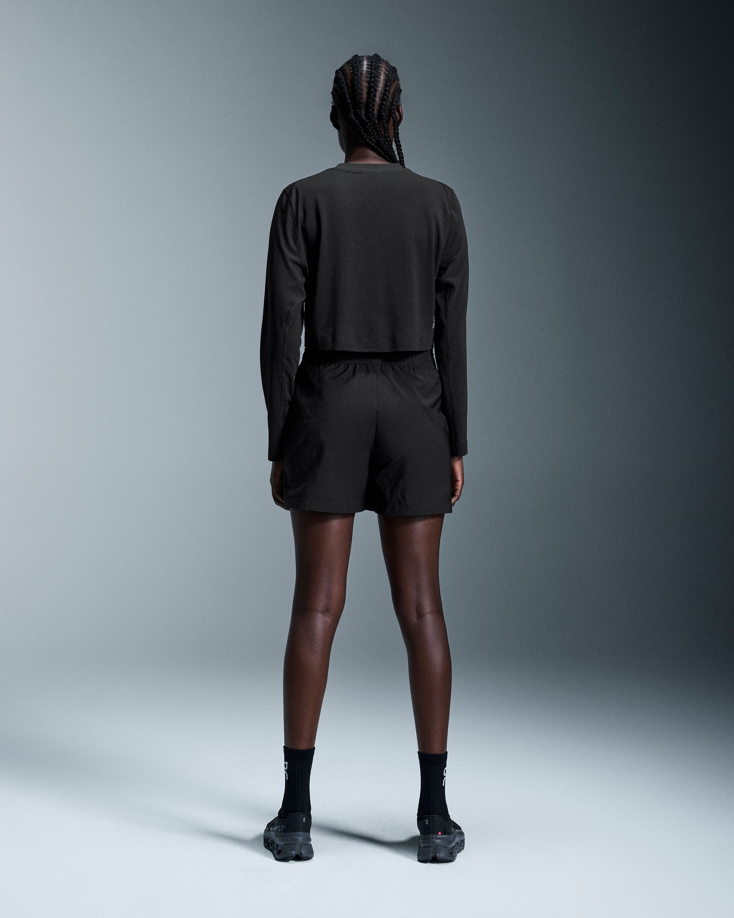 Women's Active Long-T Crop Black - US 6365