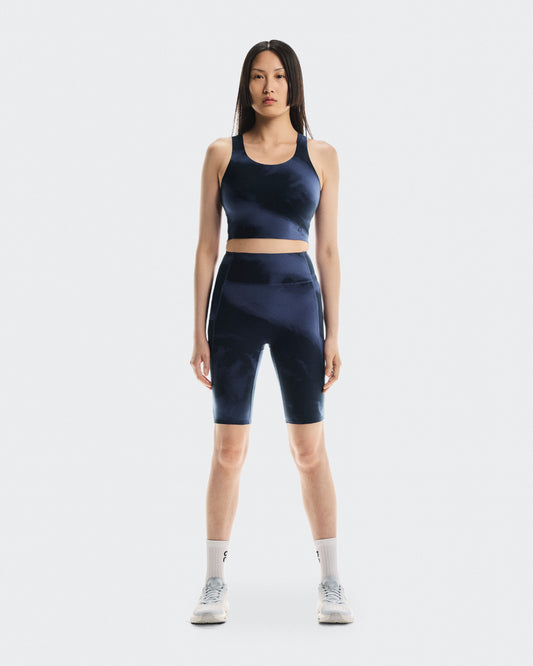 Women's Studio Open Back Crop Acai | Navy - US 2485