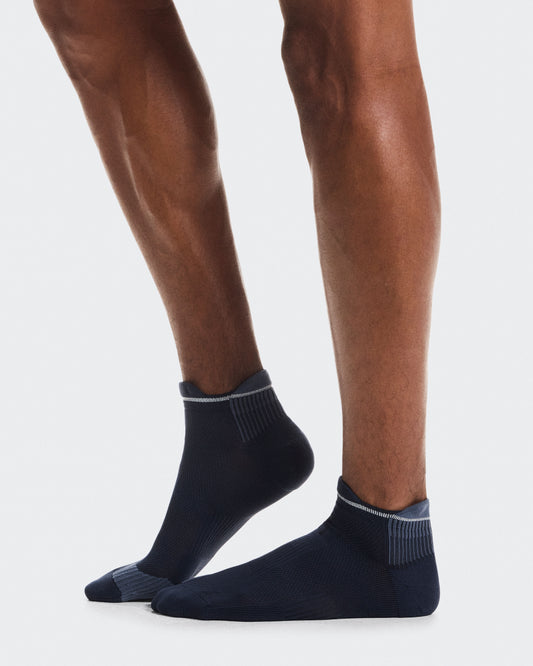Performance Run Sock Low Navy | Navy - US 7207