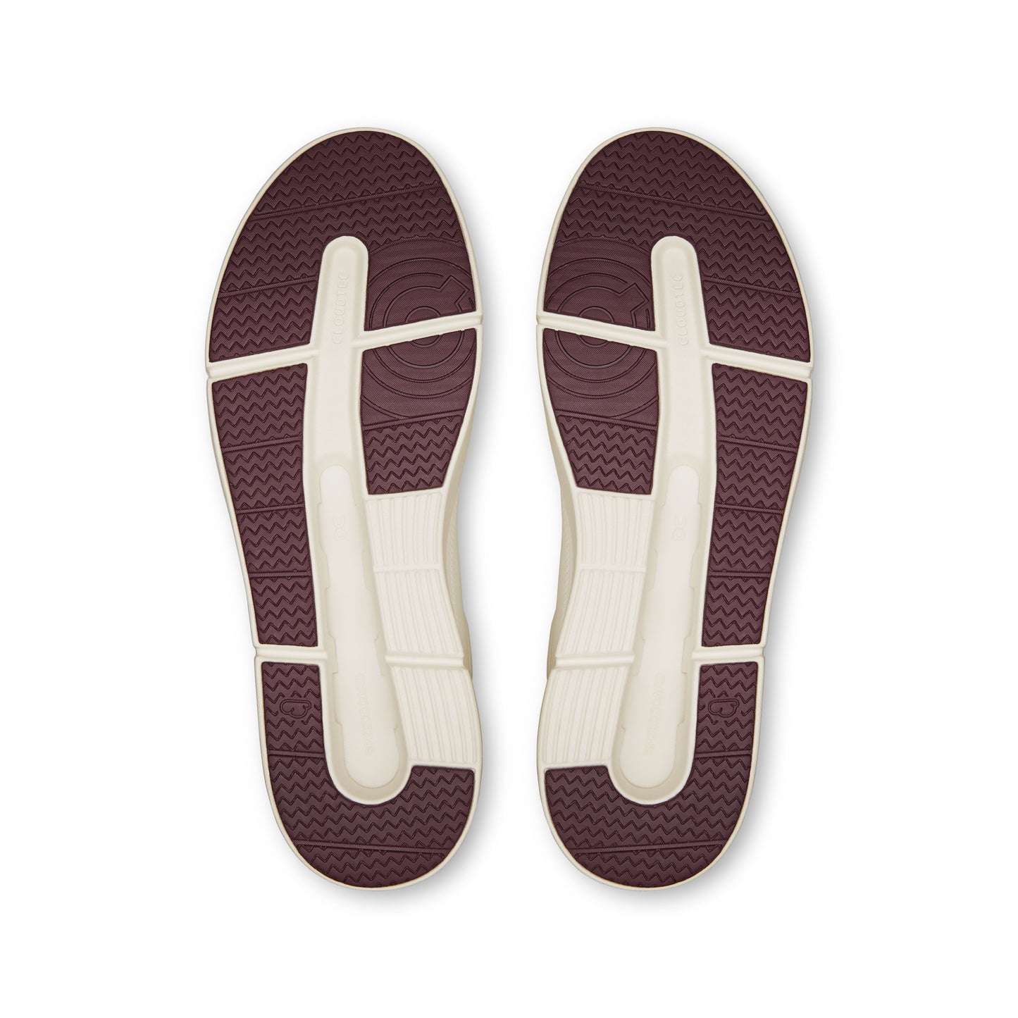 Men's THE ROGER Centre Court Ivory | Maroon - US 6698