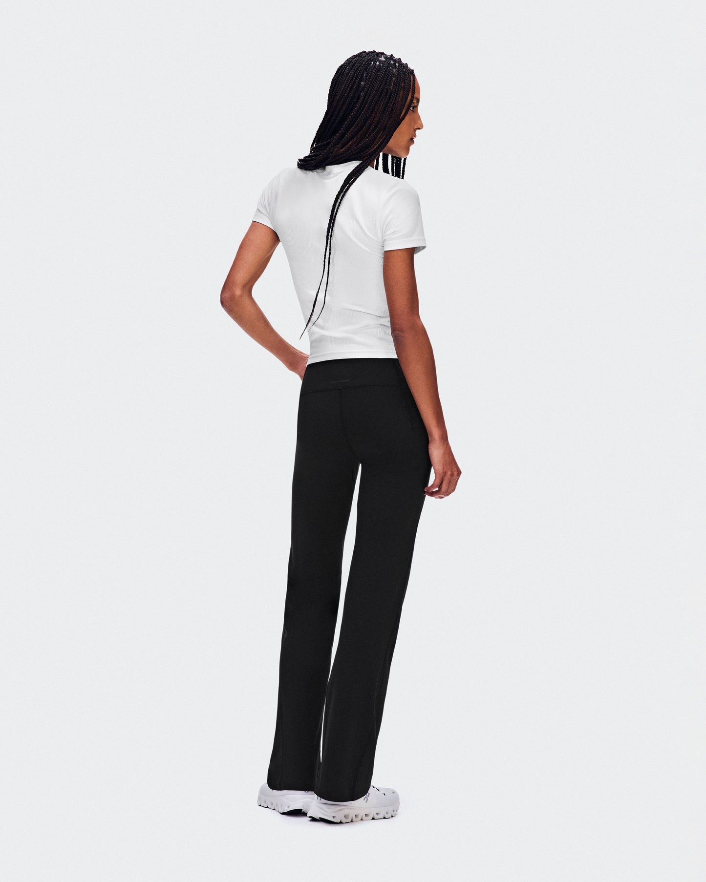 Women's All-Day Ribbed T-Shirt White - US 6846