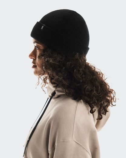 Merino Beanie Black - US 4778