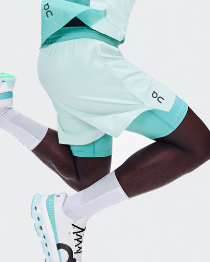 Men's 3" Performance 2/1 Shorts Flurry | Aquamarine - US 9688