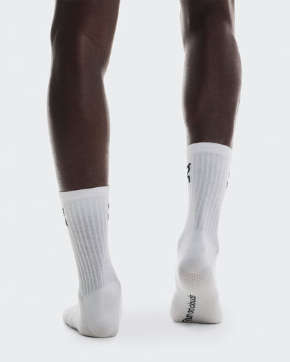 Logo Sock High 3P White - US 8376