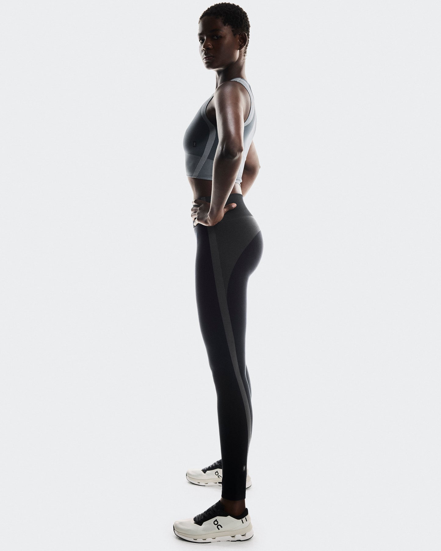 Women's Studio Knit Tights Black | Eclipse - US 1626