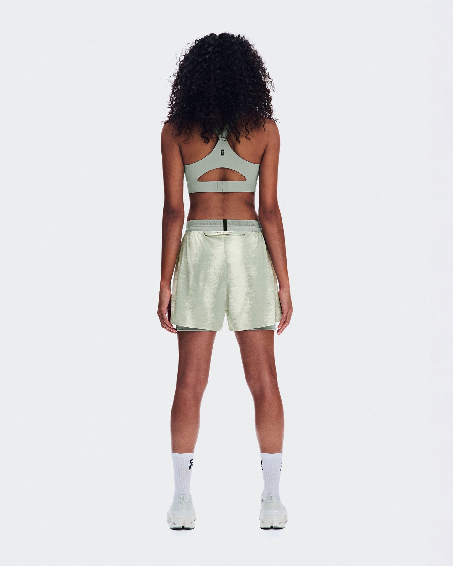 Women's Performance Shorts Terra Seedling | Tin - US 4116