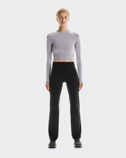Women's Studio Long-T Crop Lilac - US 3460