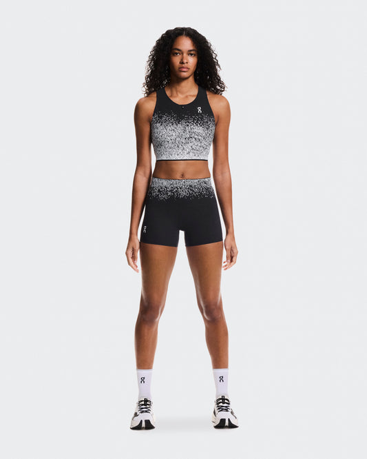 Women's Zero Short Tights Black | White - US 4835