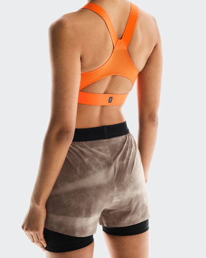 Women's 3" Performance Shorts AOP Cinder | Black - US 7667