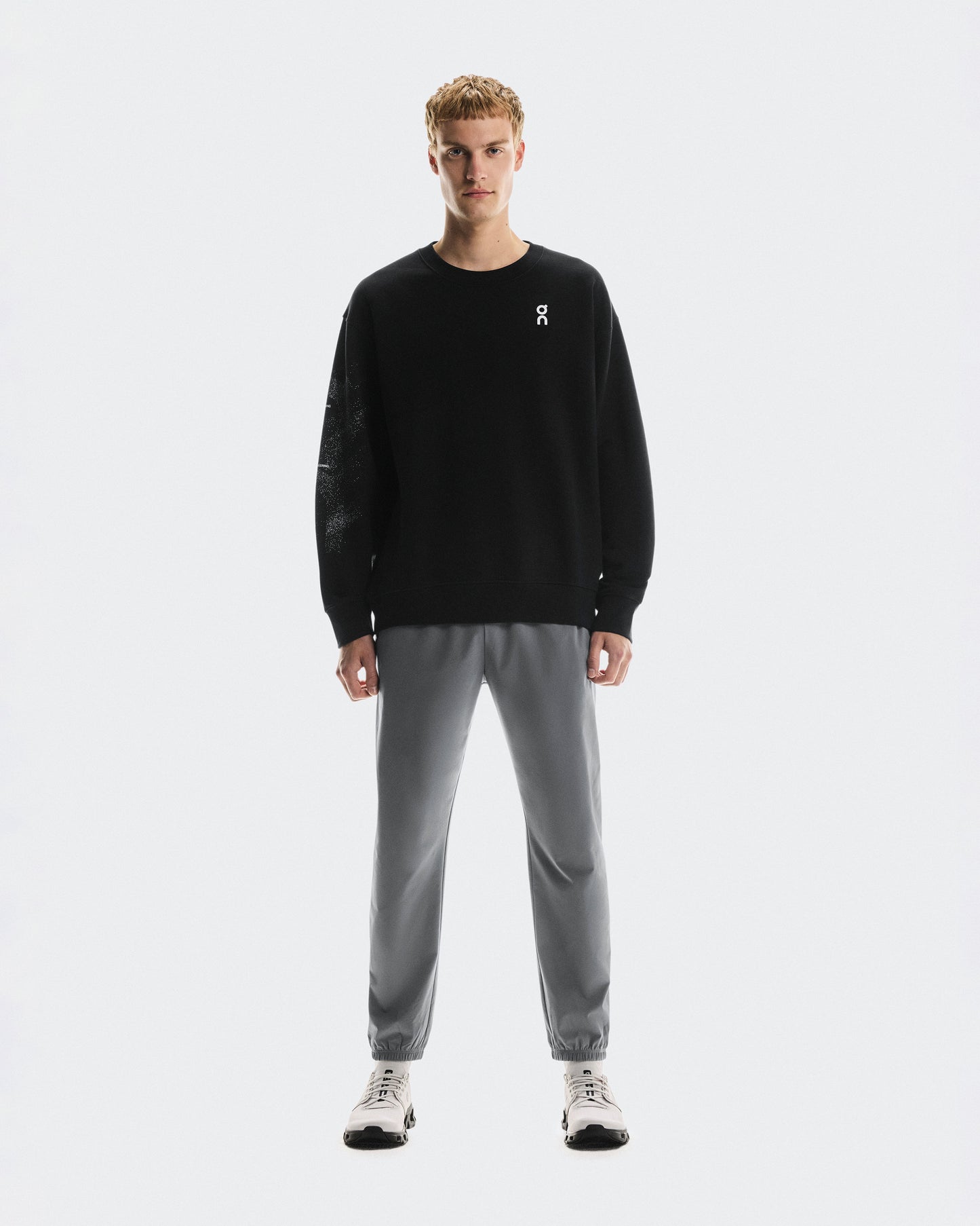 Men's Club Crew Graphic Black | Olive - US 4771