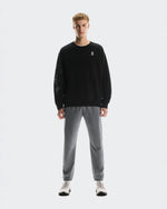 Men's Club Crew Graphic Black | Olive - US 4771