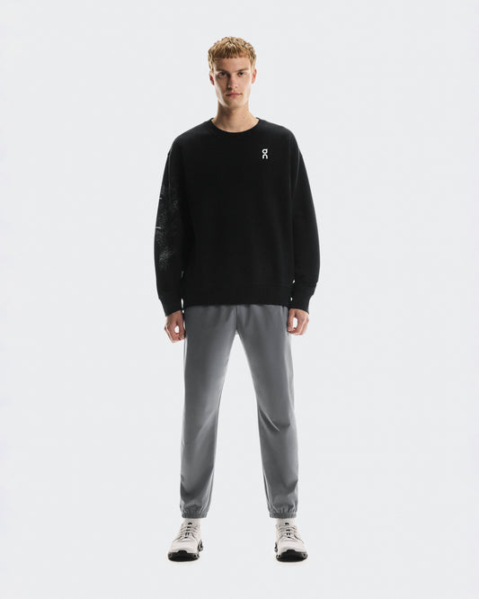 Men's Club Crew Graphic Black | Olive - US 4771