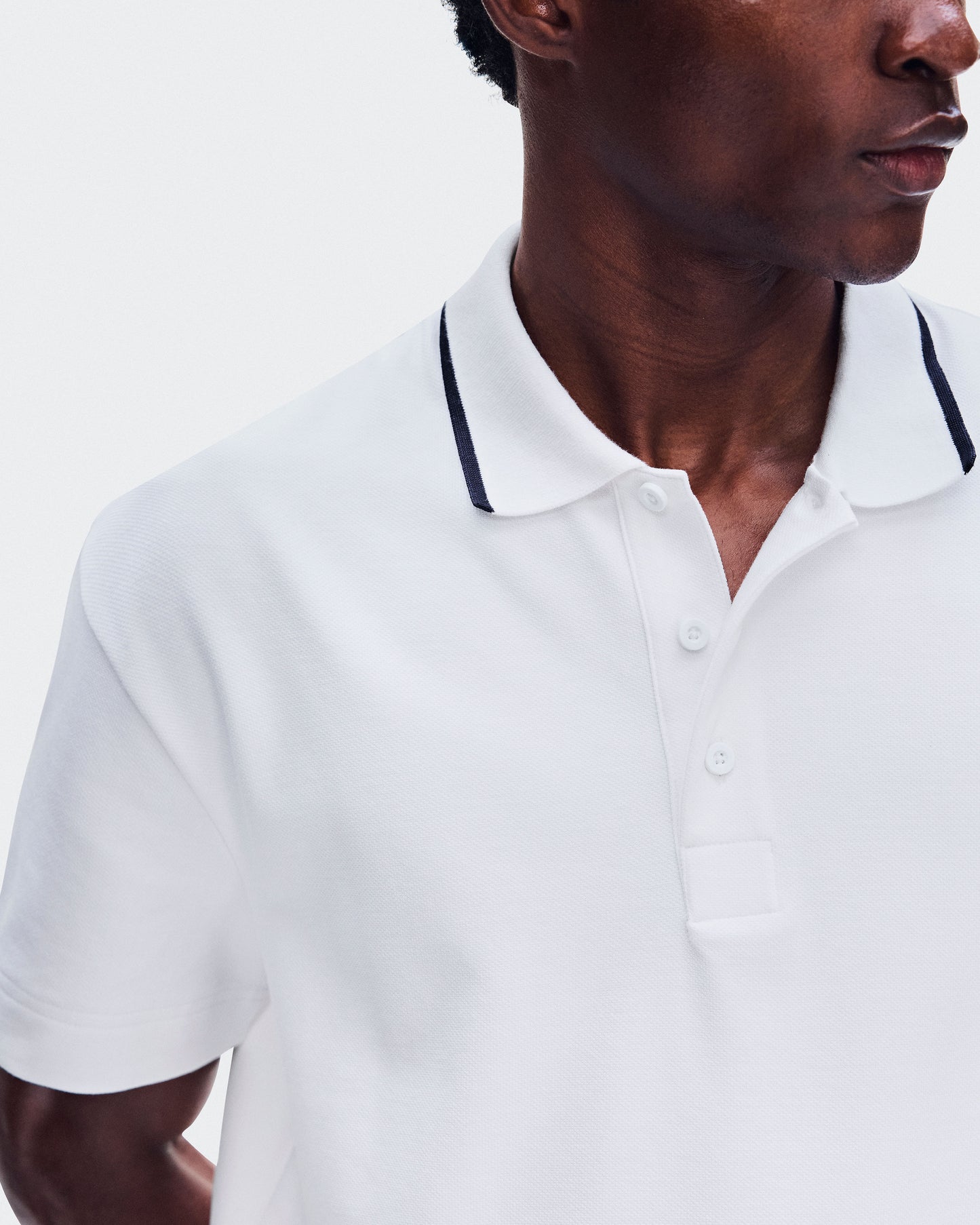 Men's Courtside Polo All White - US 6972