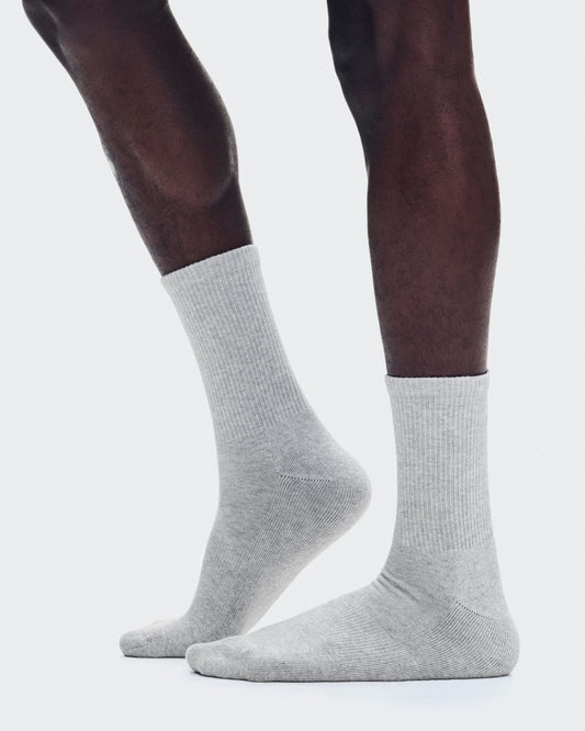 Club Sock High 2P Heather Gray - US 0748