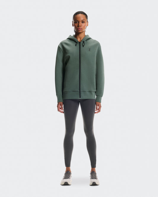Women's Focus Tech Zip Hoodie Olive - US 3230