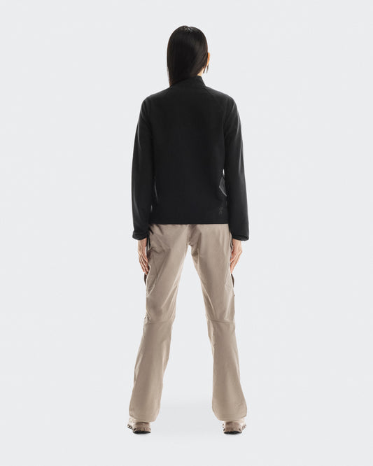 Women's Trek Quarterzip Black - US 8871