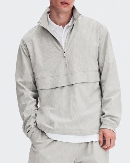 Men's Courtside 1/2 Zip Eaze Brume - US 1118