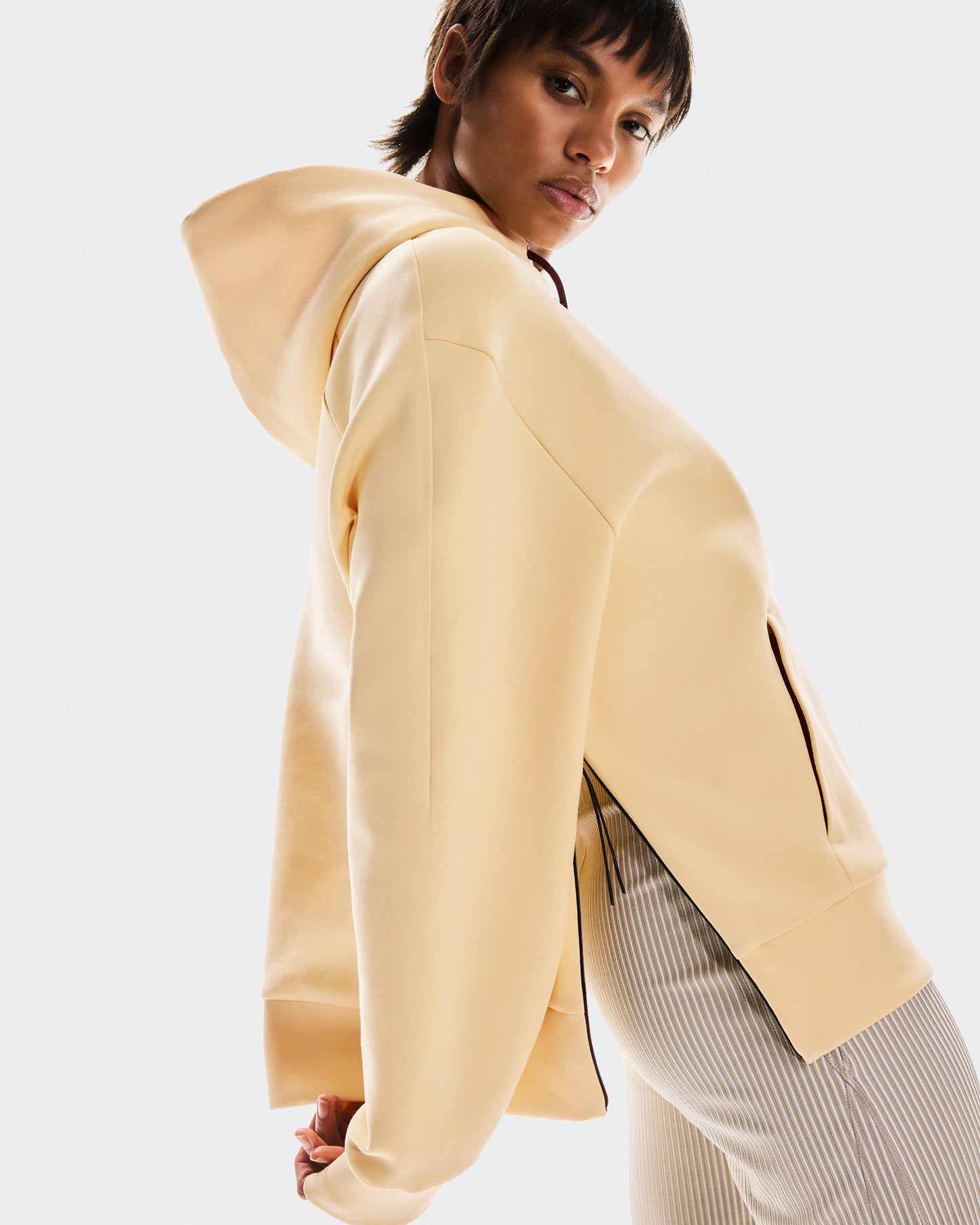 Women's Focus Tech Hoodie Mineral - US 7456