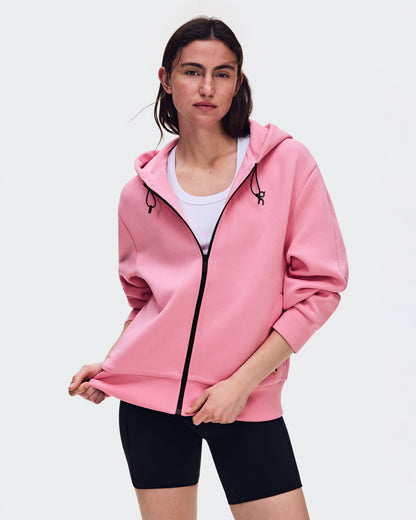 Women's Focus Tech Zip Hoodie Magnolia - US 1738