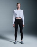 Women's Train Long-T Crop Graphic White - US 9254