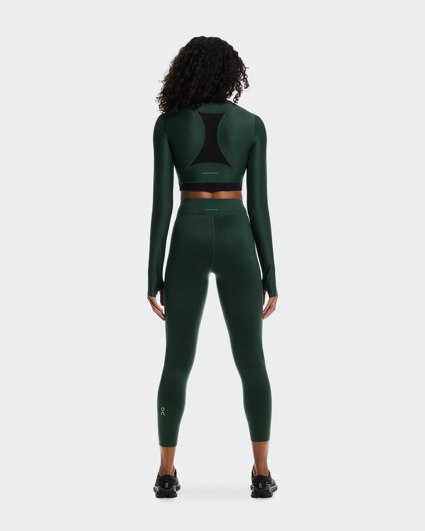 Women's Train Long Sleeve Crop Obsidian - US 3701