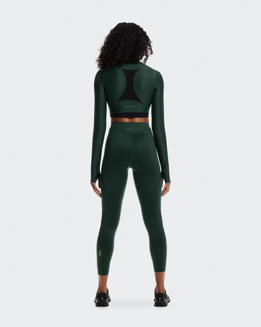 Women's Train Long Sleeve Crop Obsidian - US 3701