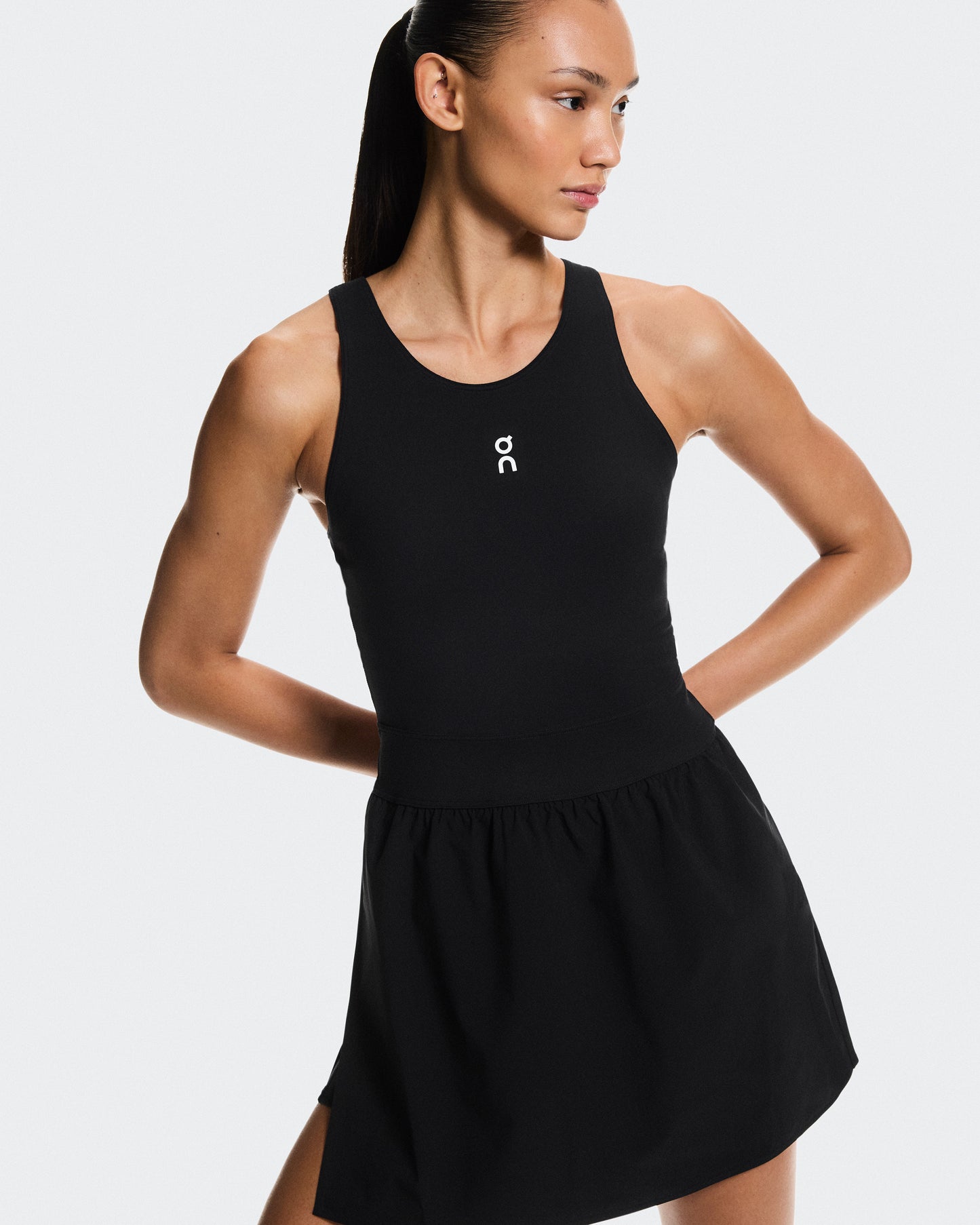 Women's Court Dress Split Black - US 9643