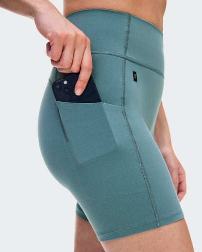 Women's Studio Leggings Short 6" Agave - US 4929