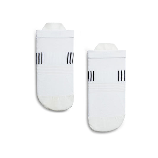 Men's Ultralight Low Sock White | Black - US 8491