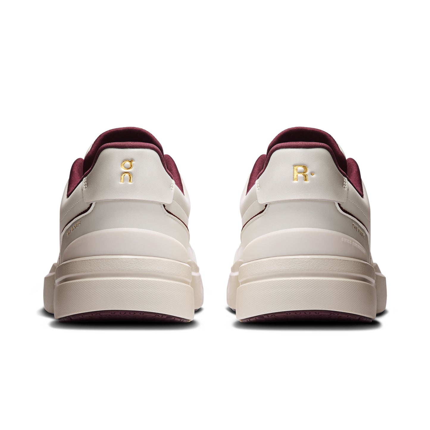 Men's THE ROGER Centre Court Ivory | Maroon - US 6698