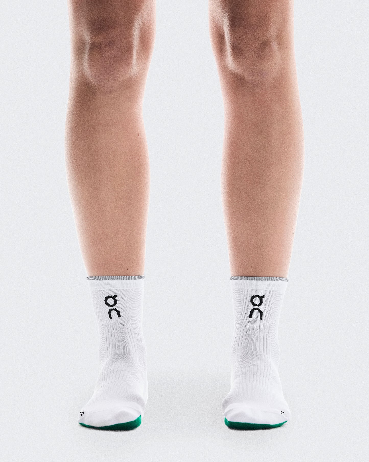 Elite Run Sock Mid White | Ivory - US 5659