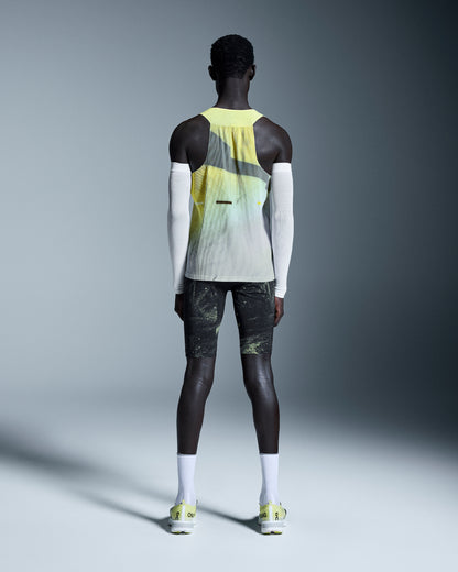 Men's Race Tights Half Black | Limelight - US 1779