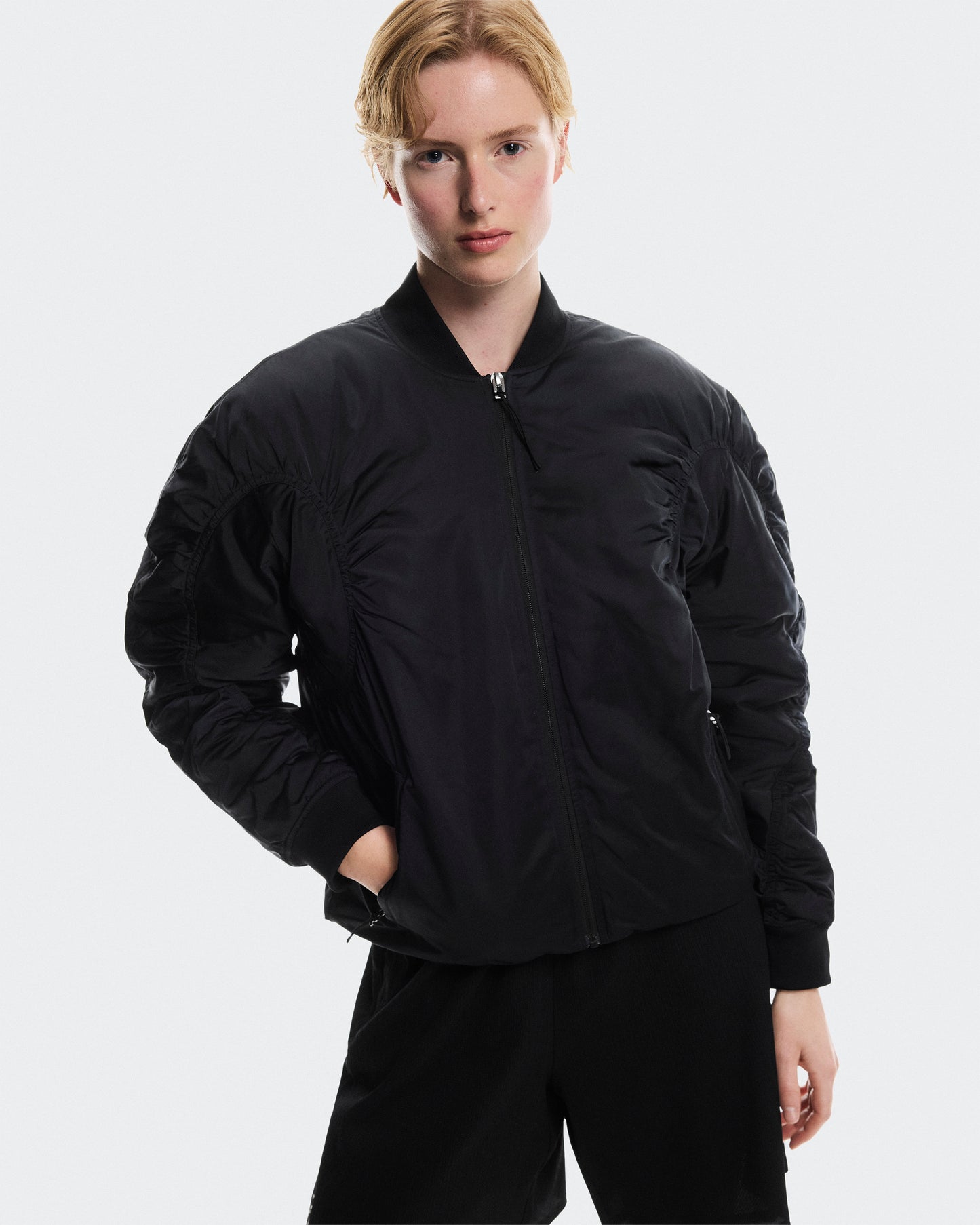 Women's Bomber Jacket Black - US 4739