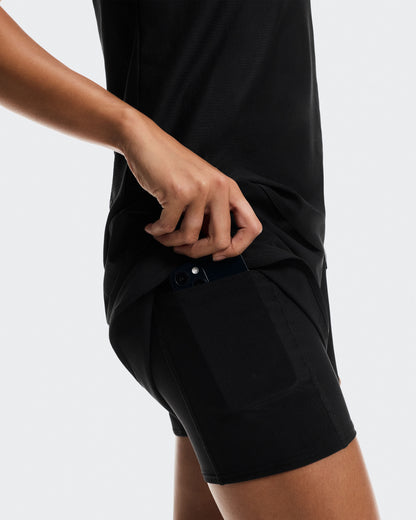 Women's 3" Court Shorts 2-in-1 Black - US 2339